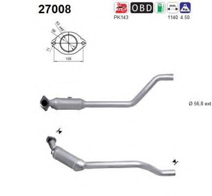 AS 27008 Catalytic Converter